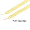INSPIRE CHIC Polyester Fashion Shoelace 0.6 Inch 2 Pairs - 3 of 4