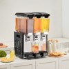VEVOR Commercial Beverage Dispenser, 3 Tanks 10 L / 10.6 QT Per Tank, 440W Stainless Steel Drink Machine with 45°F-54°F Cooling Temperature - 2 of 4