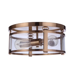 Craftmade Lighting Elliot 3 - Light Flush Mount in  Satin Brass - 1 of 1
