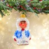 The Ornament King 3.0 Inch It's A Small World Blue Christmas Tree Ornament , Christmas Decor Winter, Snow, Child (1PC) - 2 of 4