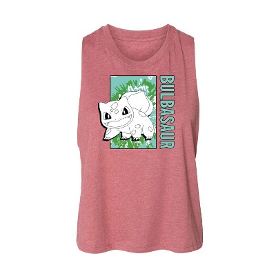 Women's - Pokémon - Tie Dye Bulbasaur Graphic Racerback Tank