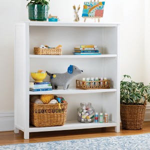 Guidecraft Taiga 3-Shelf Bookcase: 42" Bookshelf and Storage Unit for Bedrooms or Playrooms, Wooden Shelving for Books, Toys, School Supplies - 1 of 4