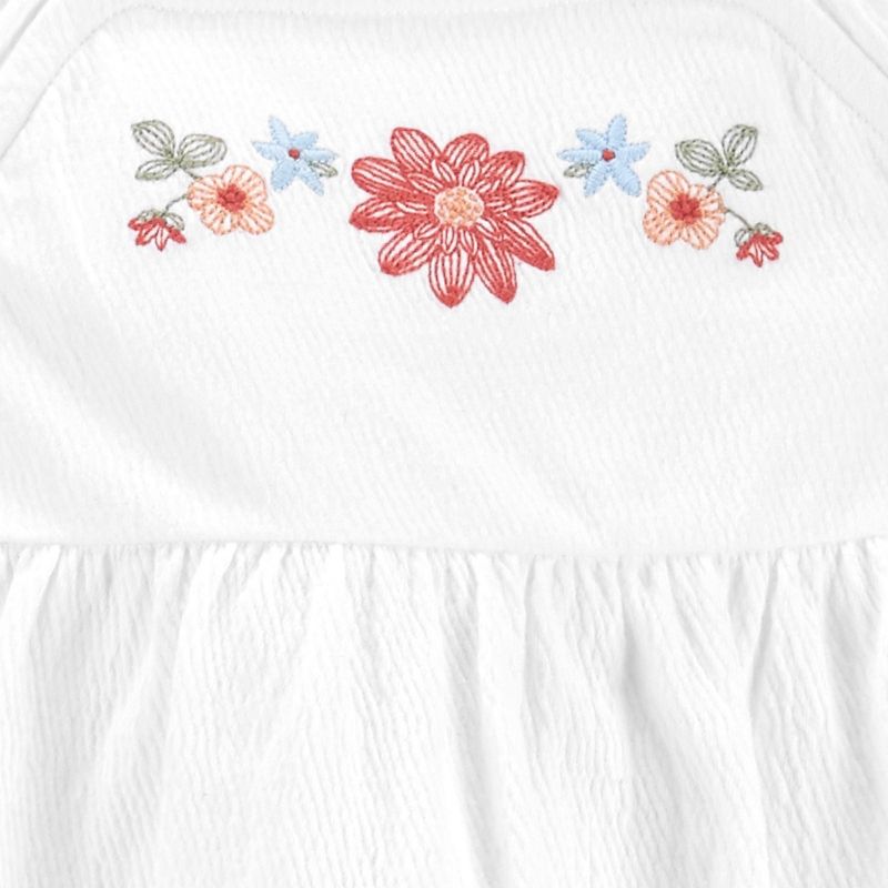 Carter&#39;s Just One You&#174; Toddler Girls&#39; Floral Top &#38; Bottom Set - White, 3 of 7
