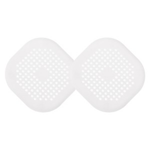 Unique Bargains Square Anti-Slip Bathroom with Suction Cups Drain Protector - 1 of 4
