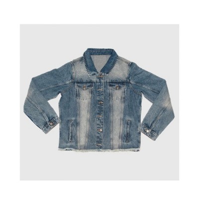 Women's Wo's 3d Bee & Denim Jacket - TIANA