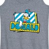 Women's - Disney - Leaning Donald Duck With Nametag Graphic Racerback Tank - 2 of 4