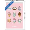 Trends International Pusheen: Ice Cream - The Good Stuff Grid Framed Wall Poster Prints - 3 of 4