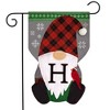 Briarwood Lane Fall Garden Flag 12x18 For Outdoor Winter Gnome Burlap Monogram Letter H For Fall Garden Flag Flags For Outside - 2 of 3