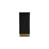 Meridian Furniture,Porsha Black Velvet Dining Chair, Set of 2 - 3 of 4