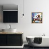 Stupell Industries Happy Bear in Bathtub, 18" x 18" - 2 of 4