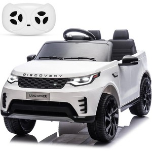12V Kids Electric Ride On Car, 2 Motors, 3 Speed Settings, Parent Remote Control, Safety Belt, LED Lights & Music - 1 of 4