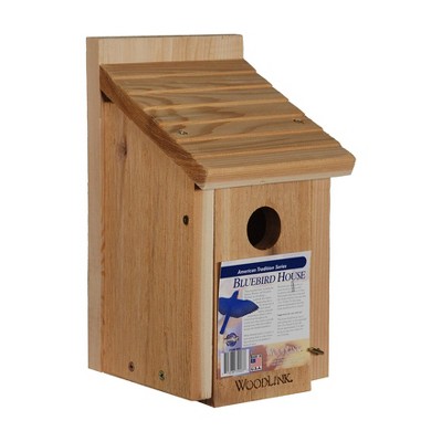 Woodlink 24301 BB1 Outdoor Wooden All Natural Inland Red Cedar Wood Bluebird Song Bird House Box