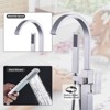 WOWOW Waterfall Single-Handle Freestanding Tub Faucet with Handshower, Floor Mounted Tub Filler Faucet - 2 of 4