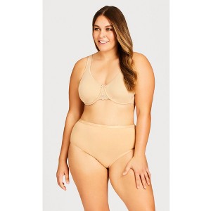 Avenue Women's Plus Size Comfort Modern Brief - 1 of 4