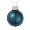 Northlight Pearl Finish Glass Christmas Ball Ornament - 7" (180mm) - Blue Marine - 3 of 4