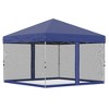 Outsunny 10' x 10' Pop Up Canopy Party Tent with Center Lift Hook Design, 3-Level Adjustable Height, Easy Move Roller Bag - 4 of 4