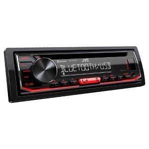 JVC KD-T720BT 1-DIN CD Receiver with Bluetooth Wireless Technology and USB/AUX Input - 1 of 2