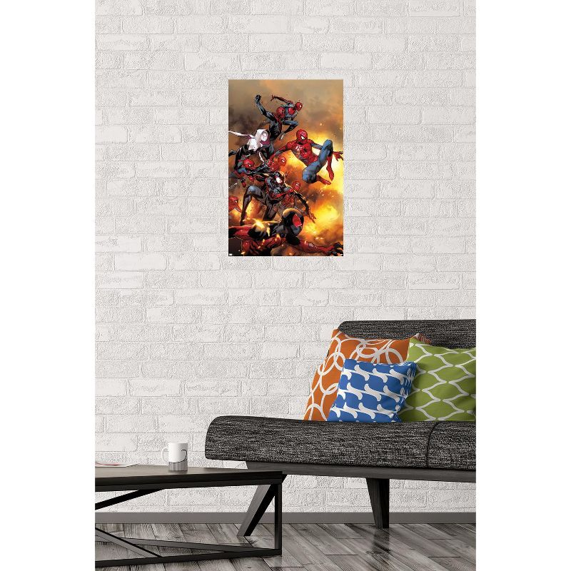Trends International Marvel Comics Spider-Verse - The Amazing Spider-Man #13 Unframed Wall Poster Print White Mounts Bundle 14.725" x 22.375", 2 of 7