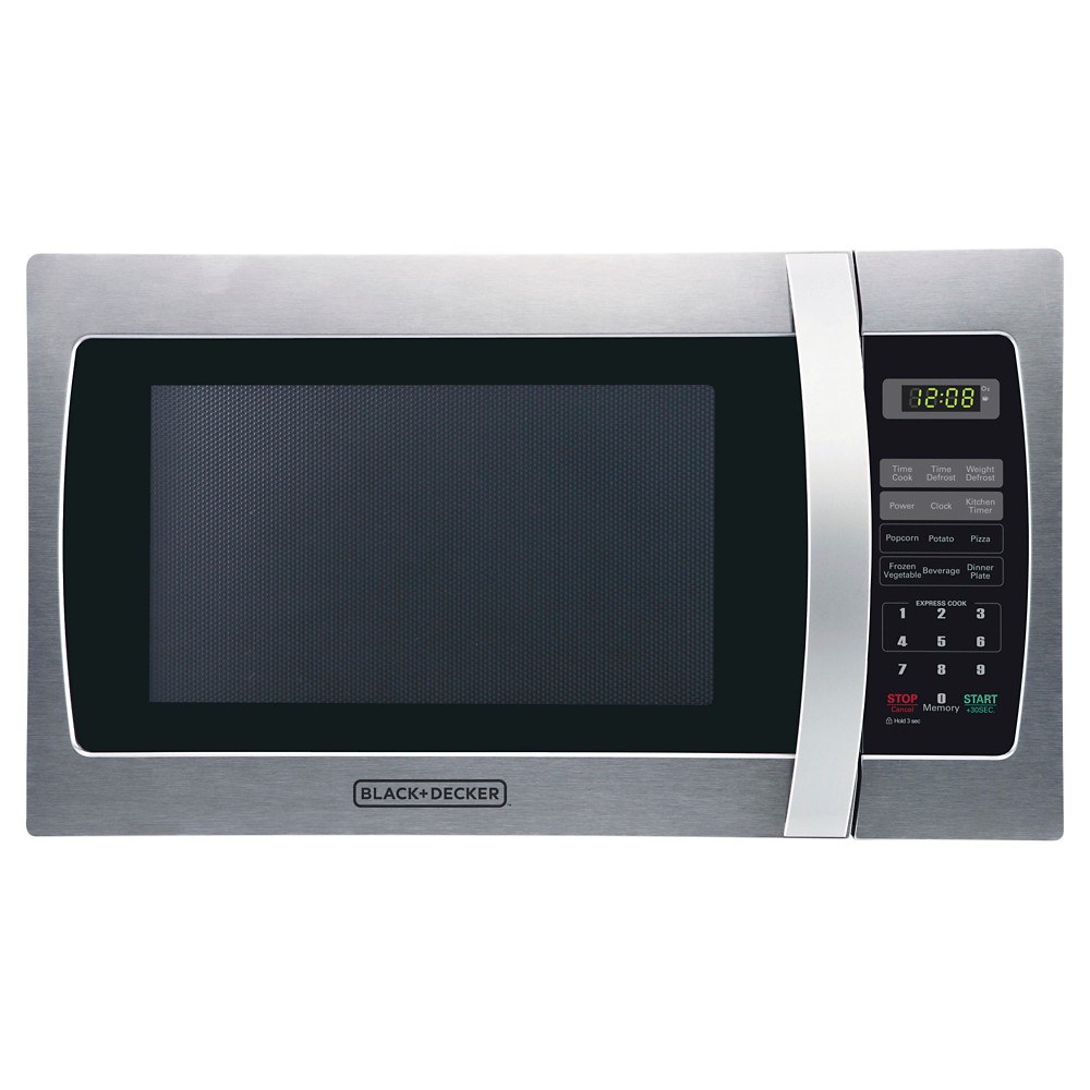 UPC 839724013078 product image for BLACK+DECKER 1.3 cu ft 1000 Watt Microwave Oven - Stainless Steel | upcitemdb.com
