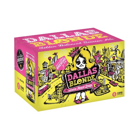 Deep Ellum Dallas Blonde Ale Beer - 6pk/12 fl oz Cans - image 1 of 2