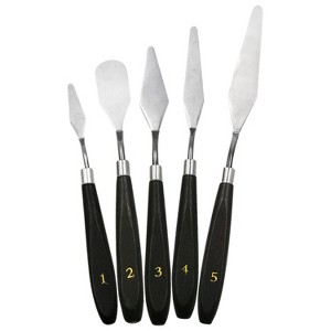 5 in 1 QST EXPRESS Art Supplies Toning Stainless Steel Scraper - 1 of 4