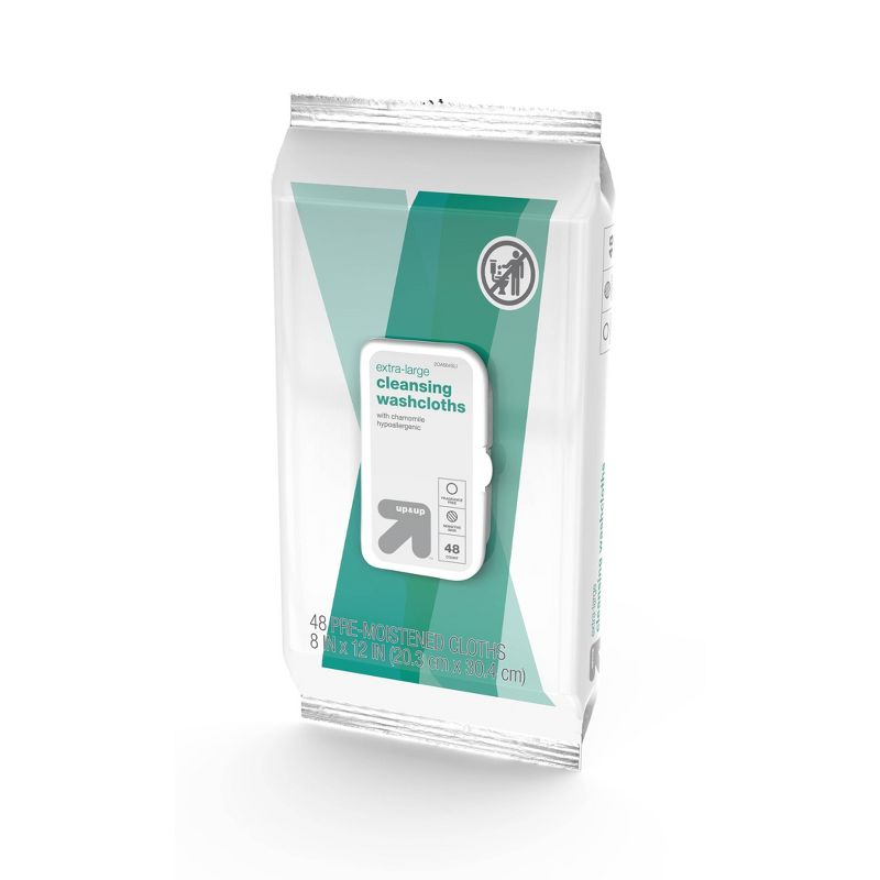 Extra Large Cleansing Cloths - 48ct - up &#38; up&#8482;, 4 of 8