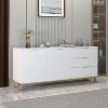 Famapy 2-Doors Storage Cabinet Sideboard Buffet With Drawers - 2 of 4