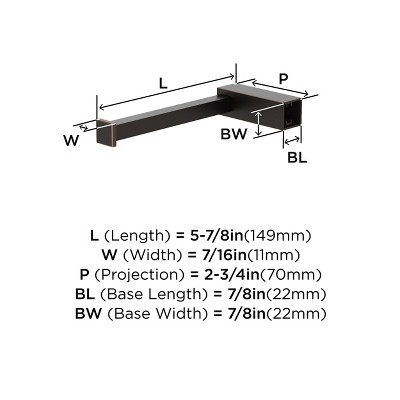 Oil Rubbed Bronze Modern Single Post Toilet Paper Holder