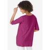 Woman Within Women's Plus Size Pointelle Scoopneck Tee - 3 of 4