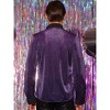 Lars Amadeus Men's Long Sleeves Party Shining Sparkle Dress Shirts - 3 of 4