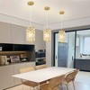 POWLIG 1 - Light Modern Luxury Round Gold Crystal Pendant Light - 4 of 4