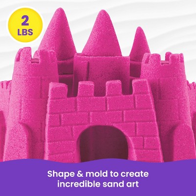 Kinetic Sand Pink Rose 2lb Resealable Bag