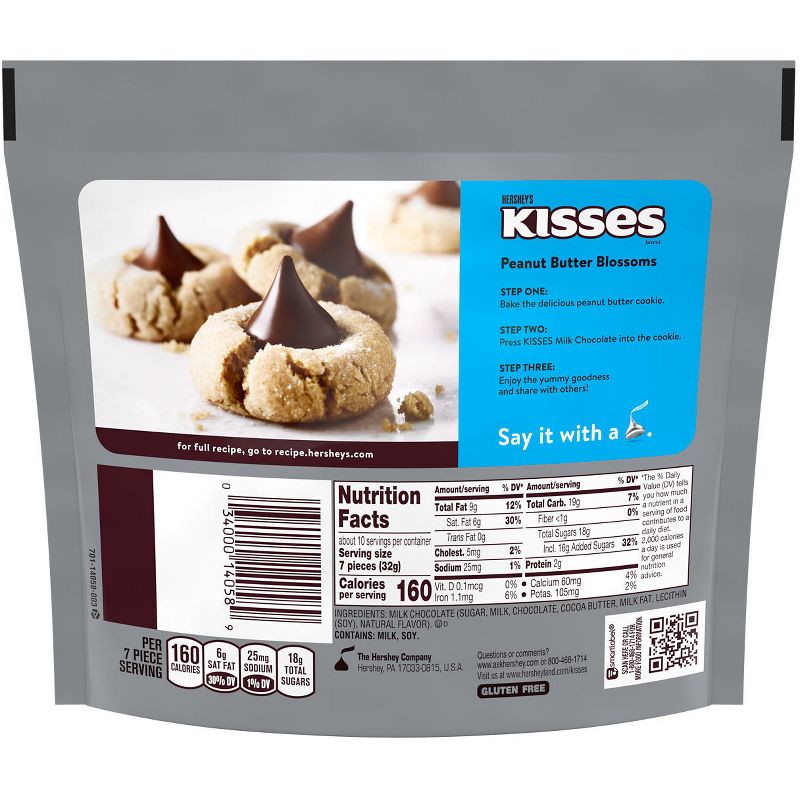 Hershey's Kisses Milk Chocolate Candy - 10.8oz, 5 of 8