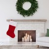 Northlight Traditional Plush Christmas Stocking with Cuff  - 36" - Red and White - 2 of 4