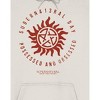 Supernatural Superna13ral Day Possessed And Obsessed Long Sleeve Sand Adult Hooded Sweatshirt - 2 of 3