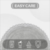 Lilly Crochet 100% Cotton Tufted Reversible Bath Rug, Super Absorbent & Machine Washable Bathroom Mat Perfect for Shower and Tub Use - 4 of 4