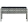 vidaXL Garden Table Brown PE Rattan Medium Durable Garden Table - 2 of 4
