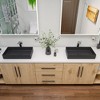 ALFI ABC902-BM Black Matte 24Inch Modern Rectangular Above Mount Ceramic Sink - 3 of 4