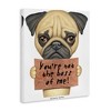 Stupell Industries Not the Boss of Me Dog Phrase Canvas Art, 16" x 20" - 2 of 4