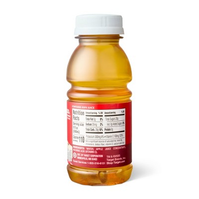 100% Apple Juice Multipack Fruit Juice - 6pk/8 fl oz Market Pantry™
