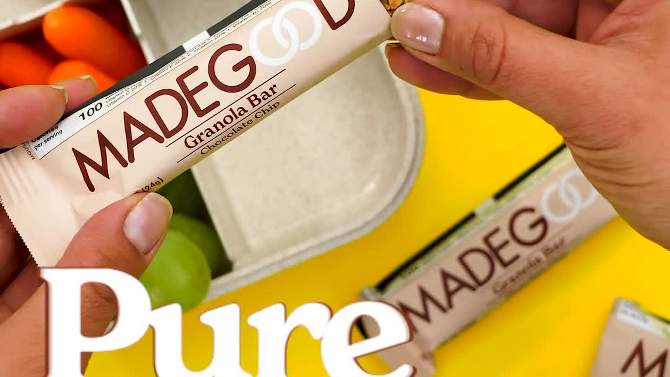 MadeGood Chocolate Chip Granola Bars - 6ct, 5 of 11, play video
