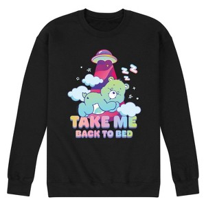 Men's - Care Bears - UFO Take Me Back To Bed Graphic Fleece Sweatshirt - 1 of 4