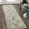 Living Room Rug Washable Rug Traditional Indoor Aesthetic Carpet Vintage Floral Distressed Floor Cover Low Pile - 2 of 4