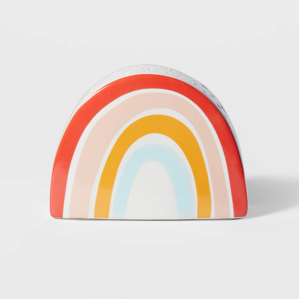 Rainbow Ceramic Nightlight Pink - Pillowfort