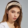 Unique Bargains Women's Tweed Padded Fashion Hairband Non Slip Knitted 1 Pc - 2 of 4