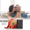Trifold Wallet - RFID Blocking Wallet with Flip ID Holder - Leather Case for Money, Credit Cards - 4 of 4