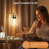 KTMBDW Touch Table Lamps for Bedrooms Set of 2 - 3-Way Dimmable Nightstand Lamps with USB Ports, Gold Bedside Lamps with Glass Shade for Living Room - 2 of 4