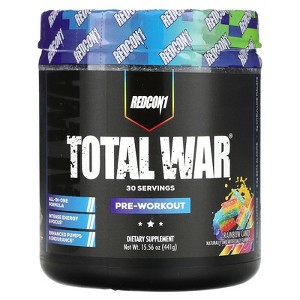 Redcon1 Total War, Pre-Workout, Rainbow Candy, 15.56 oz (441 g) - 1 of 4