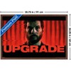 Trends International Upgrade (2018) - Horizontal One Sheet Variant Framed Wall Poster Prints Mahogany Framed Version 22.375" x 34" - 3 of 4