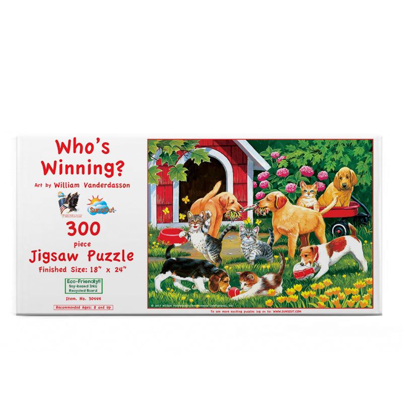 Sunsout Who's Winning 300 pc   Jigsaw Puzzle 30444, 3 of 6